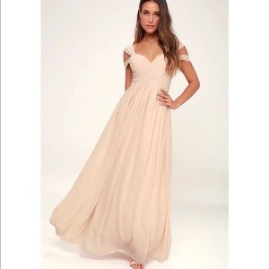 Lulus Blush Make Me Move Maxi Dress